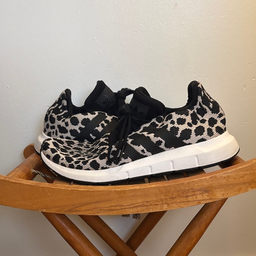 Adidas Monochrome Patterned Sneakers